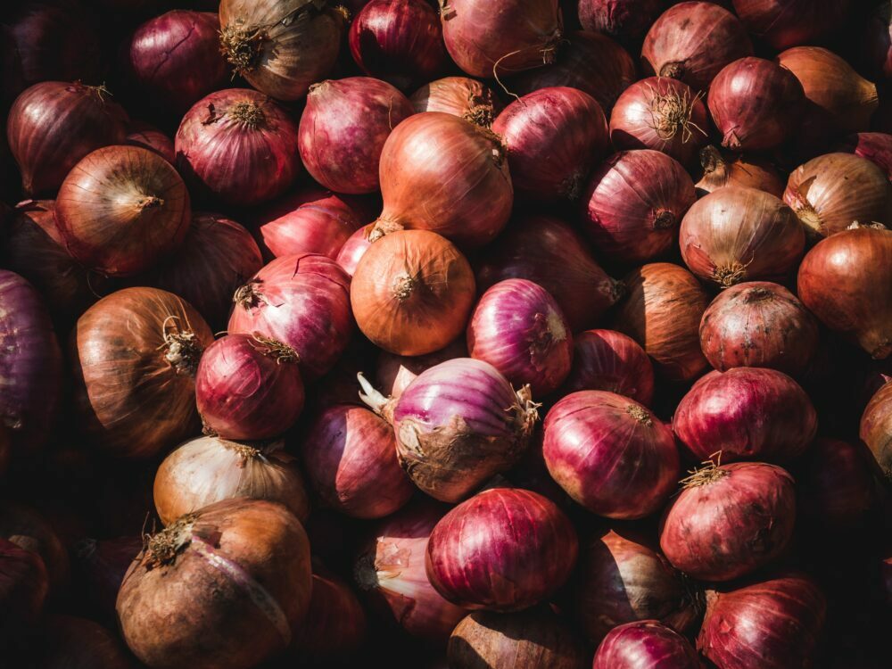 Les oignons rouge - Les Halles Mandar